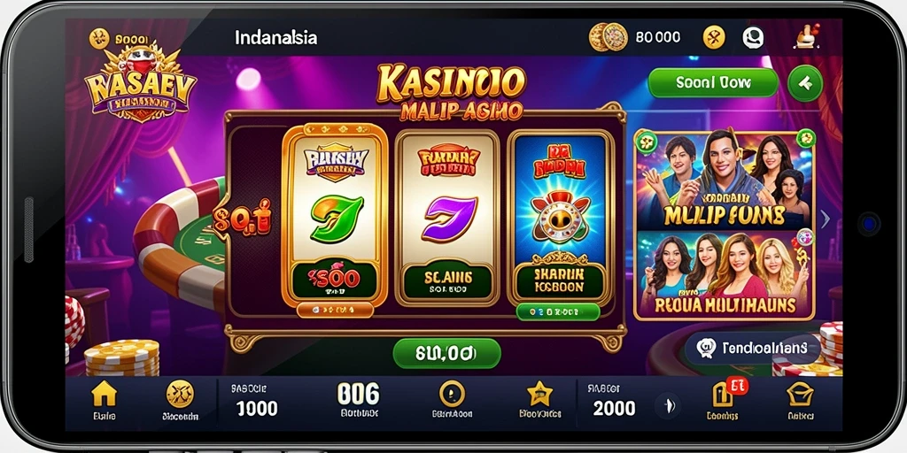 Tampilan awal game yang menarik dan penuh warna.