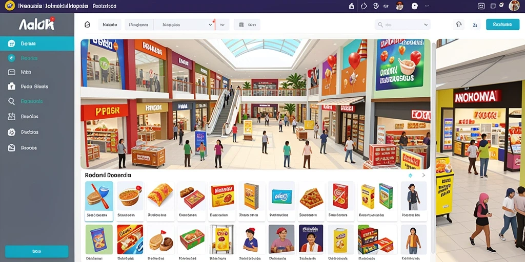 Tampilan menu utama yang menarik dan mudah dinavigasi.