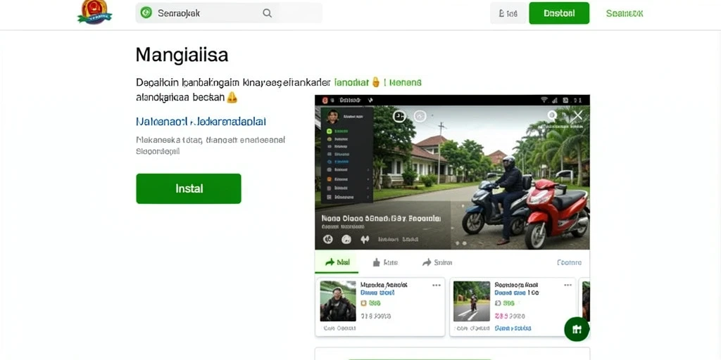 Tampilan antarmuka yang user-friendly.