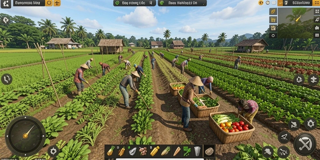 Tangkapan layar menampilkan aksi seru dalam game.