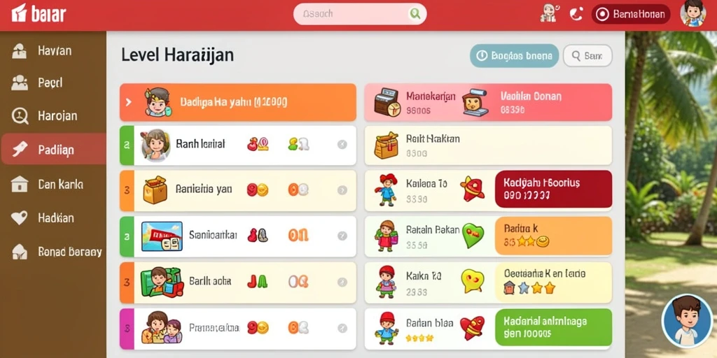 Tangkapan layar menunjukkan roda keberuntungan yang menarik.